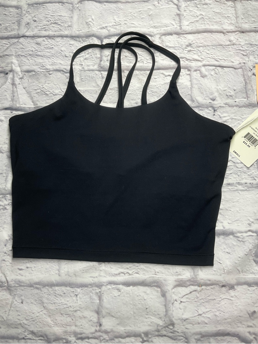 Blogilates Strappy Crop Tank, Black size S